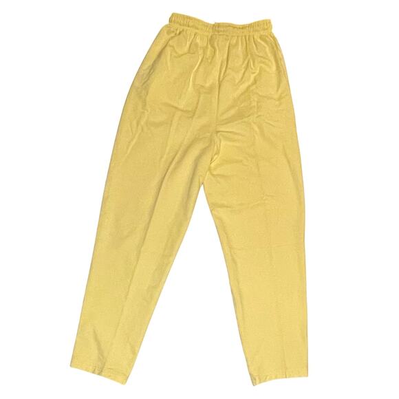 Vintage Cre8 Havoc Sportswear 100% Cotton Jogger Pant Yellow Men’s Lg Unisex M-L - Picture 8 of 10